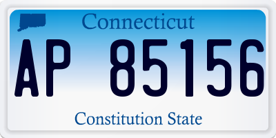 CT license plate AP85156