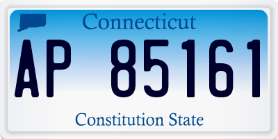 CT license plate AP85161