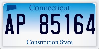 CT license plate AP85164