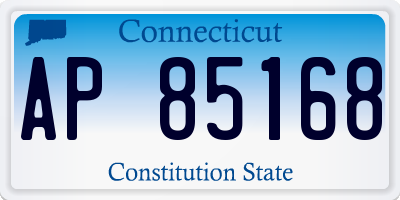 CT license plate AP85168