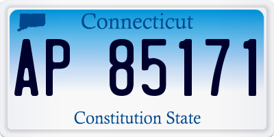 CT license plate AP85171
