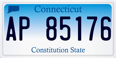 CT license plate AP85176