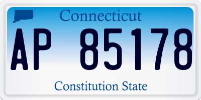 CT license plate AP85178