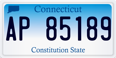 CT license plate AP85189