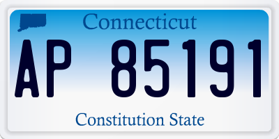 CT license plate AP85191