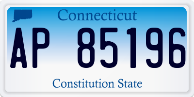 CT license plate AP85196