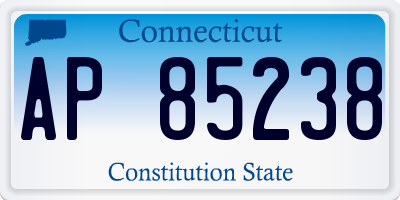 CT license plate AP85238