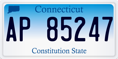 CT license plate AP85247