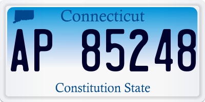 CT license plate AP85248