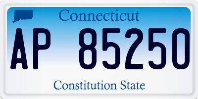 CT license plate AP85250