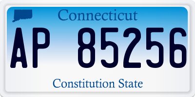 CT license plate AP85256