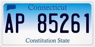 CT license plate AP85261