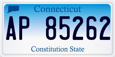 CT license plate AP85262