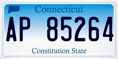 CT license plate AP85264
