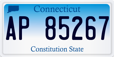 CT license plate AP85267