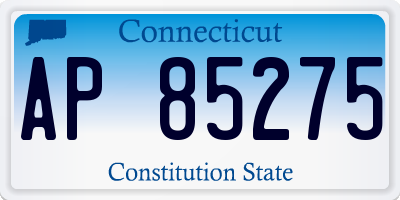 CT license plate AP85275