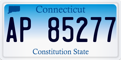 CT license plate AP85277
