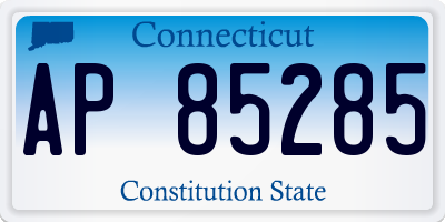 CT license plate AP85285