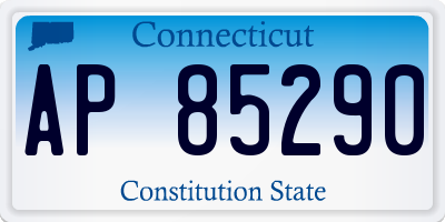 CT license plate AP85290