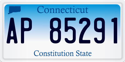 CT license plate AP85291