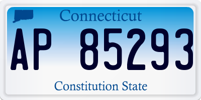 CT license plate AP85293