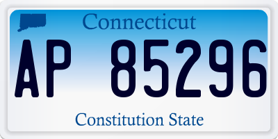 CT license plate AP85296
