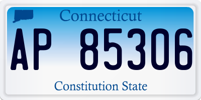 CT license plate AP85306