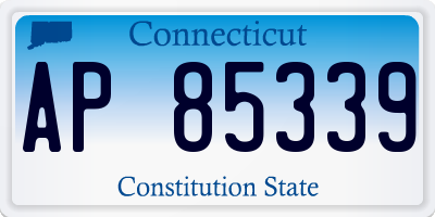 CT license plate AP85339