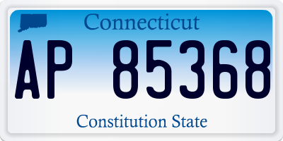 CT license plate AP85368