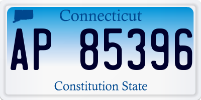 CT license plate AP85396