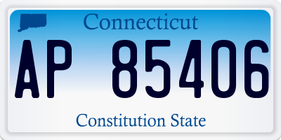 CT license plate AP85406