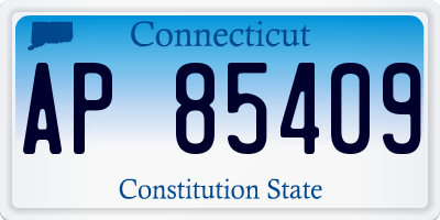 CT license plate AP85409