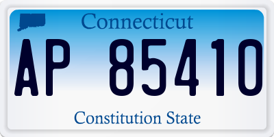 CT license plate AP85410