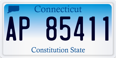 CT license plate AP85411