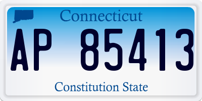 CT license plate AP85413
