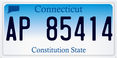 CT license plate AP85414