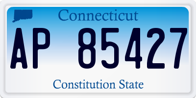 CT license plate AP85427
