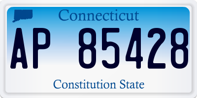 CT license plate AP85428