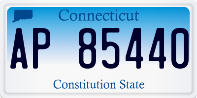 CT license plate AP85440