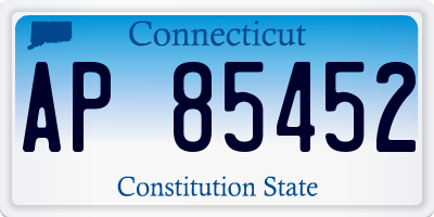 CT license plate AP85452