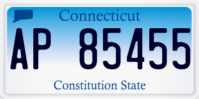CT license plate AP85455