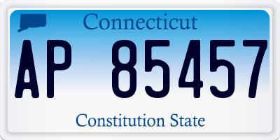 CT license plate AP85457