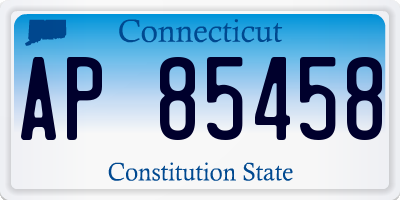 CT license plate AP85458