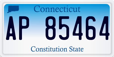 CT license plate AP85464