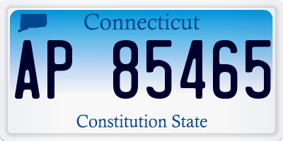 CT license plate AP85465