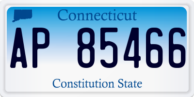CT license plate AP85466