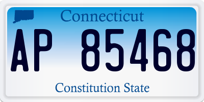 CT license plate AP85468