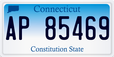 CT license plate AP85469