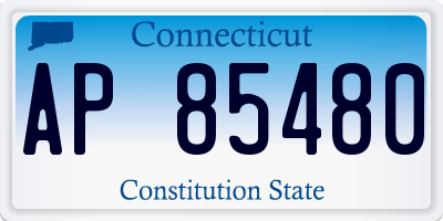 CT license plate AP85480