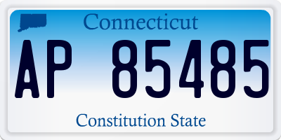 CT license plate AP85485